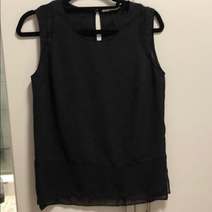 NAVY T-Tahari sleeveless blouse